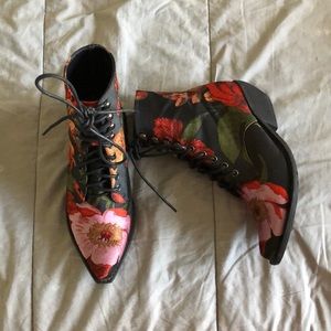 Jeffrey Campbell  Grove Lace-Up Western Boot